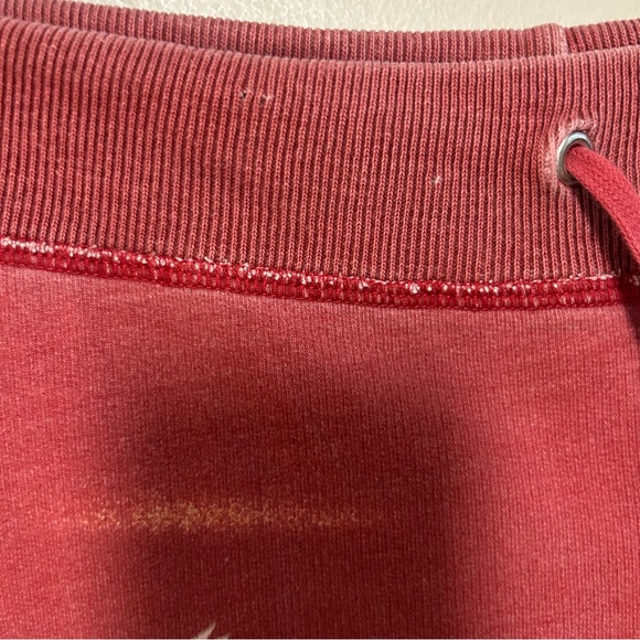 Y2K lucky brand M-L sweatpants cropped crane AOP Asian graphic indie vintage - Picture 13 of 16